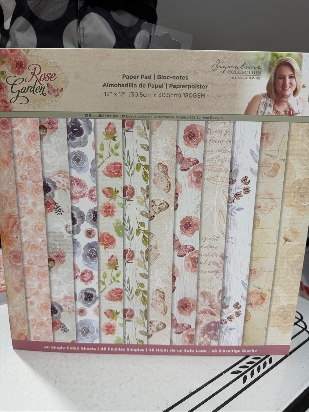 Crafters Companion Signature Collection Rose Garden Paper Pad